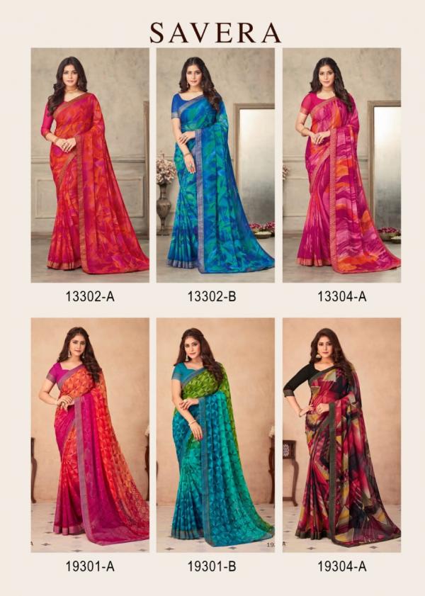 Ruchi Savera Hits Casual Chiffon Saree Collection